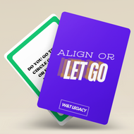 Align Or Let Go Relationship Game Cards